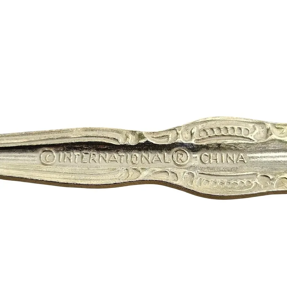 International Silver San Marcos Gold Electroplate Teaspoons Set 4 Glossy 6.25 In